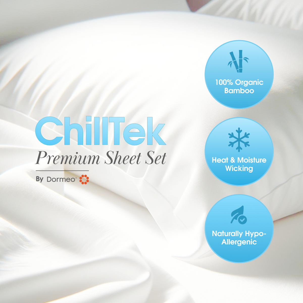 The ChillTek Premium Sheet Set by Dormeo® - 40% off