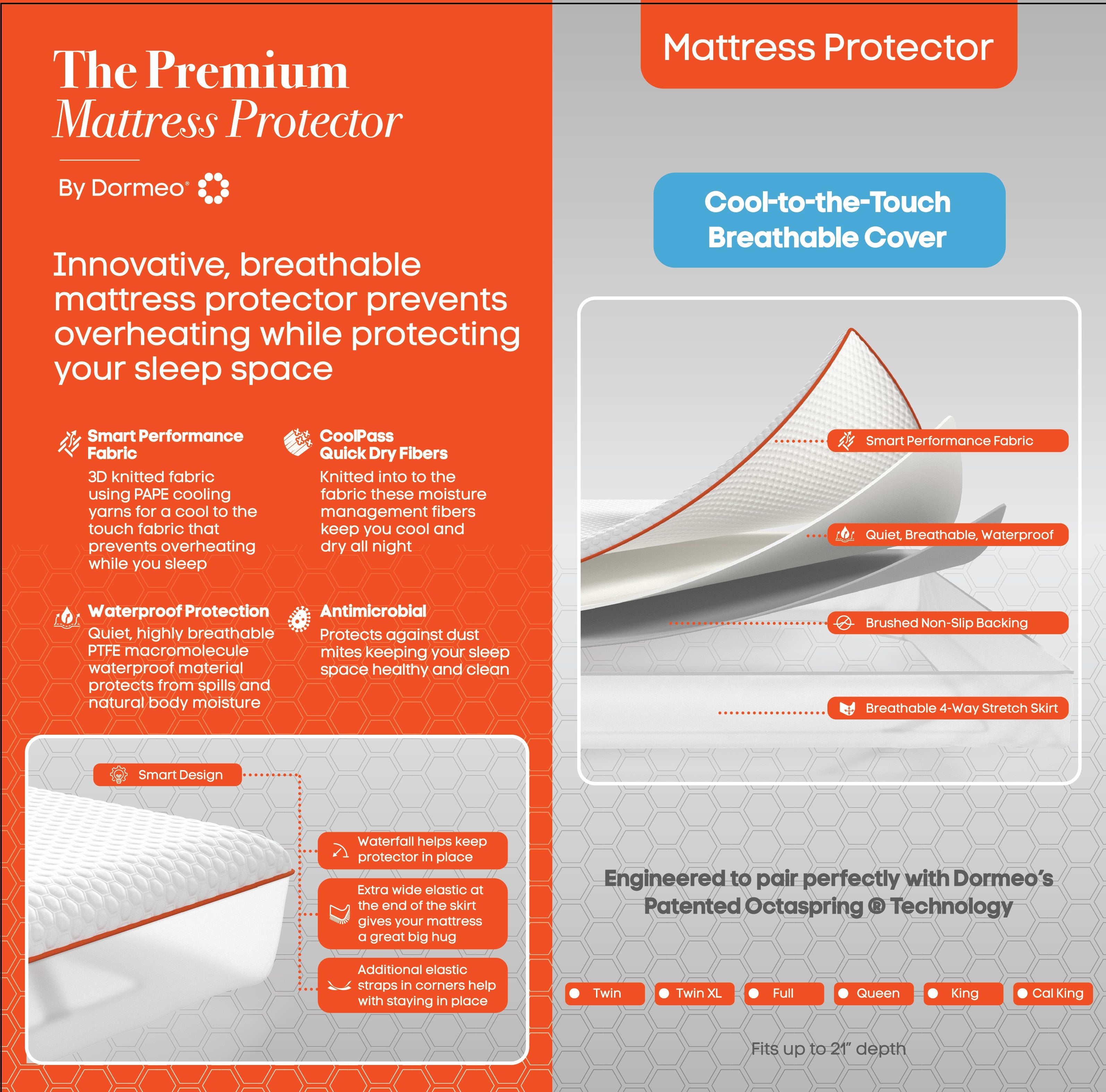 The Premium Mattress Protector by Dormeo® - $60 off